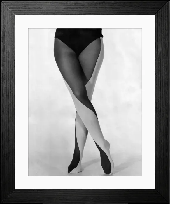 Framed Print : Clothing Stockings. March 1970 P018436