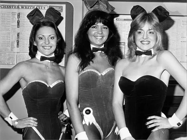 Bunny girls at a London night club Circa 1969 P018479