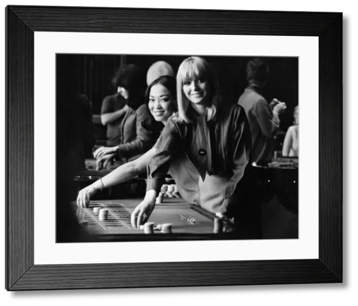 Framed Print : Playboy Club Bunny Girls interviews. April 1968 P018502 Framed Print : Playboy Club Bunny Girls interviews. April 1968 P018502