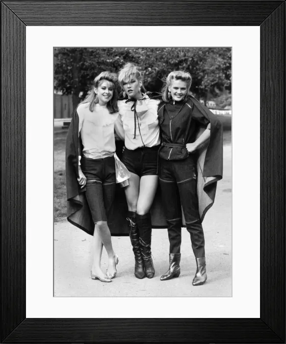 Framed Print : Zip go jeans at £70. The long, the short and the middling jeans of Vidal Sassoon Framed Print : Zip go jeans at £70. The long, the short and the middling jeans of Vidal Sassoon