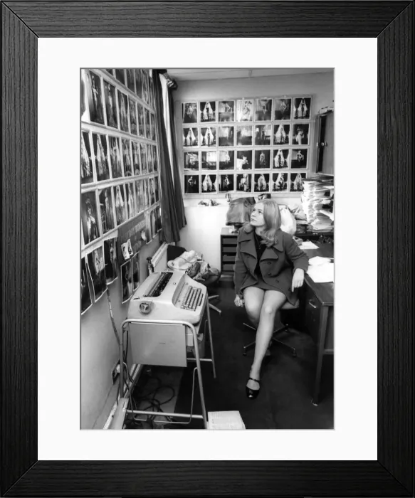 Framed Print : Jenny Sojecki-Hoyle, a 19-year-old candidate for the Bunnies sits in the interview room Framed Print : Jenny Sojecki-Hoyle, a 19-year-old candidate for the Bunnies sits in the interview room