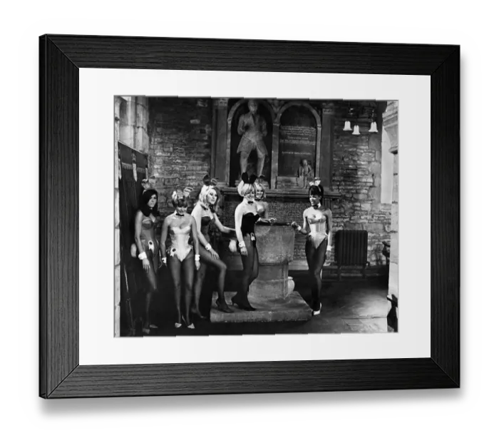 Framed Print : Bunny Girls. August 1966 P018503