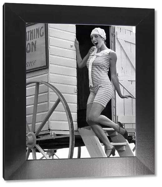 Clothing Beachwear: The 1920s were more daring, . Ladies knees received an airing