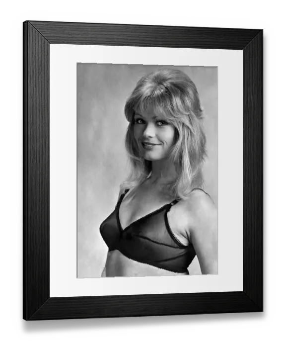 Framed Print : Clothing Underwear. February 1971 P018275