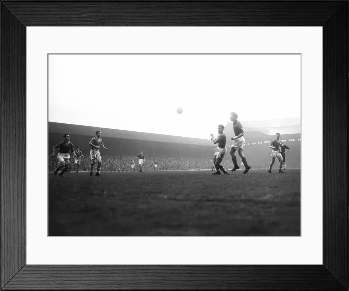 Framed Print : Liverpool versus Barnsley 10  /  12  /  55 1955 Bartlett of Barnsley