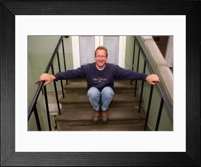 Framed Print : Eddie Edwards May 1998 Former ski jumper