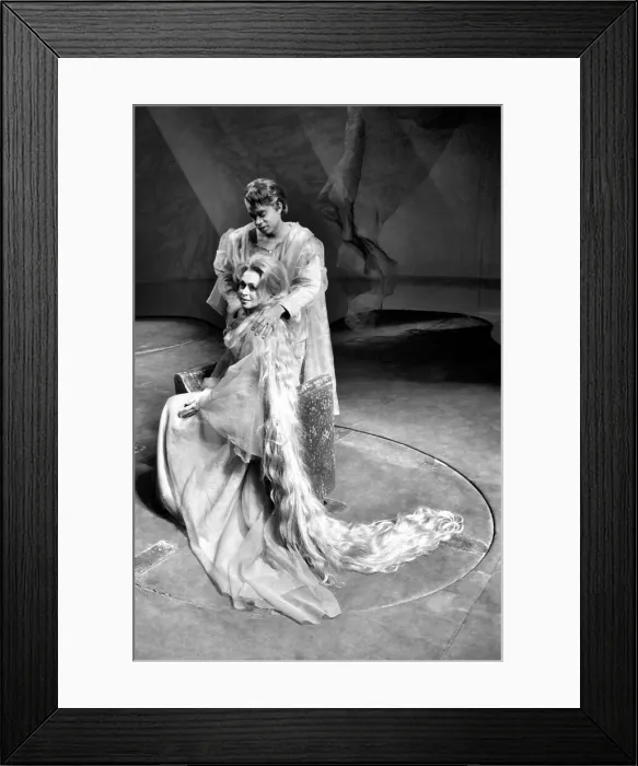 Framed Print : Entertainment Music Opera: Swedish soprano Elisabeth Soderstrom plays Melisande when she Framed Print : Entertainment Music Opera: Swedish soprano Elisabeth Soderstrom plays Melisande when she