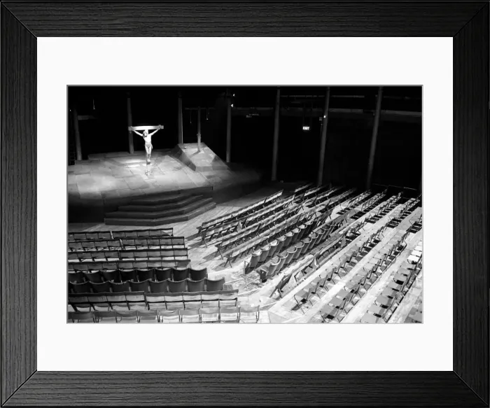Framed Print : Religion Crucifiction of Jesus. Entertainment Theatre: The pictures show the Climax of Framed Print : Religion Crucifiction of Jesus. Entertainment Theatre: The pictures show the Climax of