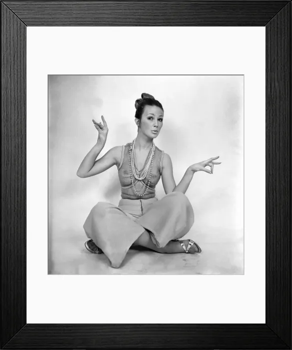 Framed Print : Corolyn Smith in see through dress. December 1969 Z11769 Framed Print : Corolyn Smith in see through dress. December 1969 Z11769