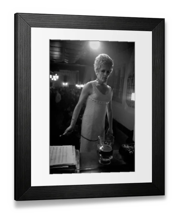 Framed Print : Camden Towns own Danny La Rue - currently packing them into the Black Cap Framed Print : Camden Towns own Danny La Rue - currently packing them into the Black Cap