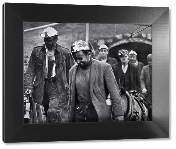 Miners who took part in the BBC2 serial 'Germinal'