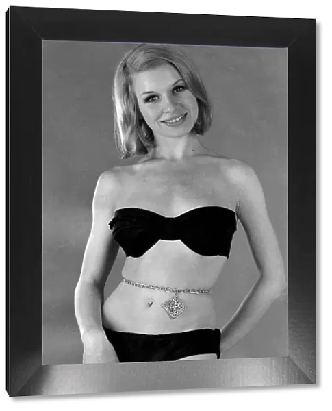 Model wearing a bikini. June 1965 P018011