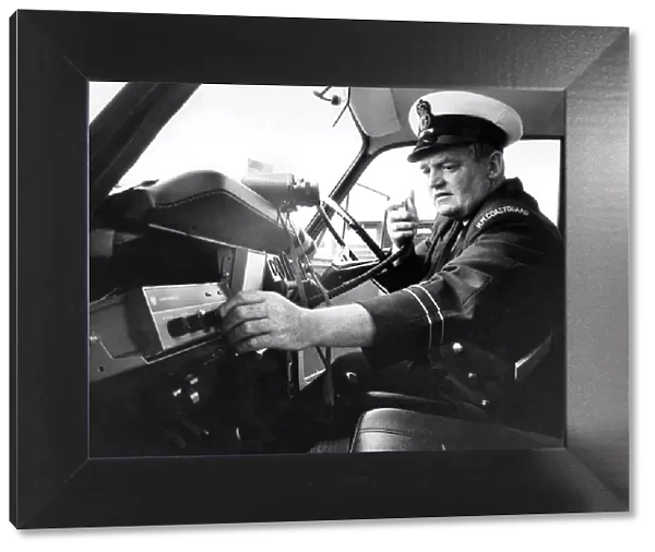 Coastguards: L  /  R Eric Hartley of Clacton, Essex a Station Officer of the coastguards
