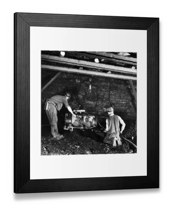 Framed Print : Thanks to such machines as the Sullivan Shortwall Coal-Cutter Framed Print : Thanks to such machines as the Sullivan Shortwall Coal-Cutter