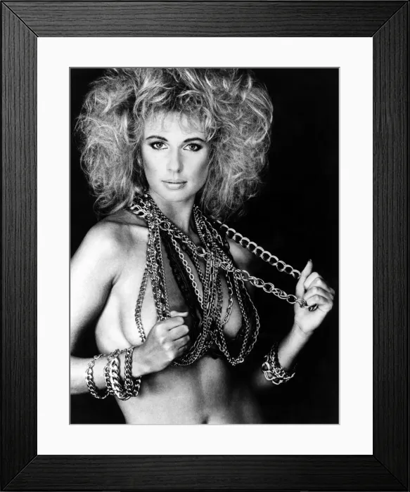 Framed Print : Fashion - Accessories. Chain chic. Chains used to mean punk Framed Print : Fashion - Accessories. Chain chic. Chains used to mean punk