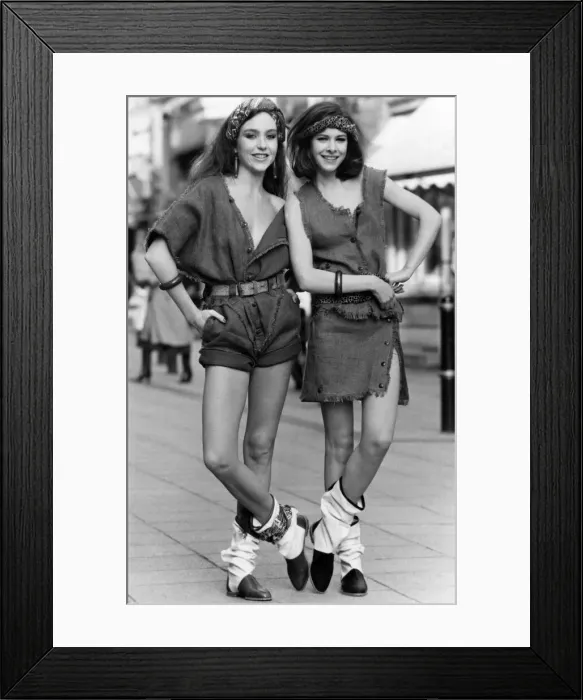 Framed Print : Even the cost of looking cheap is going up these days. These two outfits made Framed Print : Even the cost of looking cheap is going up these days. These two outfits made