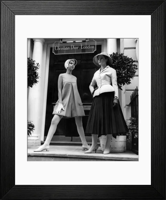 Framed Print : Womens fashions have come a long way in the past twenty years Framed Print : Womens fashions have come a long way in the past twenty years