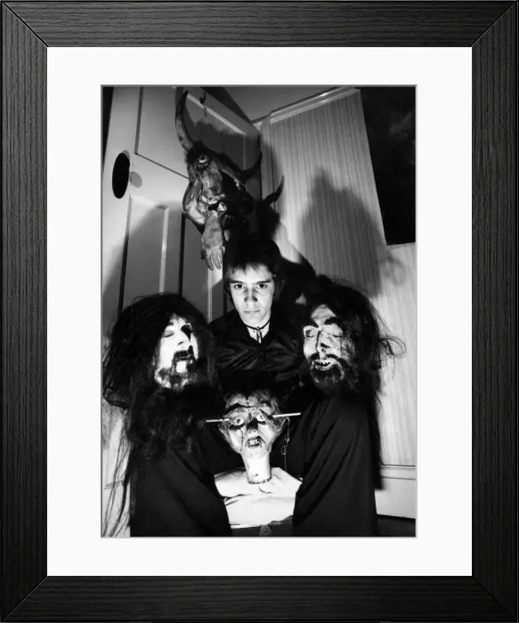 Framed Print : Collection. Meet the bedroom bridage. Daryl and some of his ghoulish room-mates Framed Print : Collection. Meet the bedroom bridage. Daryl and some of his ghoulish room-mates