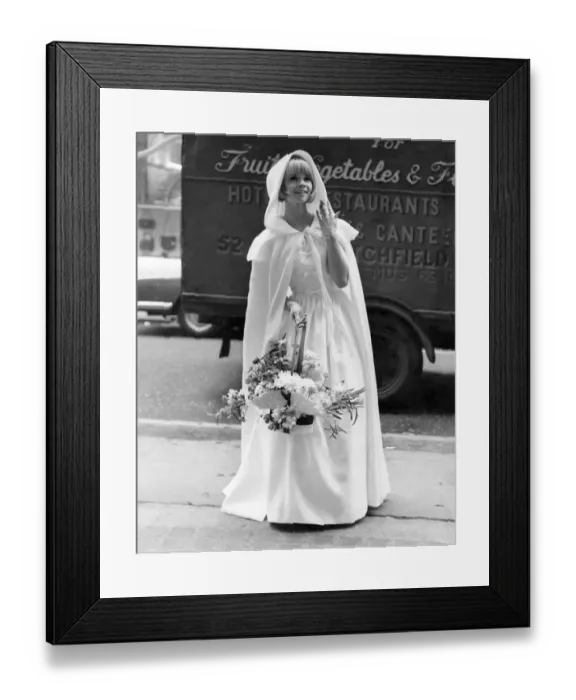 Framed Print : Fashion 1960 s. Louis Youngs country girl range of wedding gowns for 1964 Framed Print : Fashion 1960 s. Louis Youngs country girl range of wedding gowns for 1964