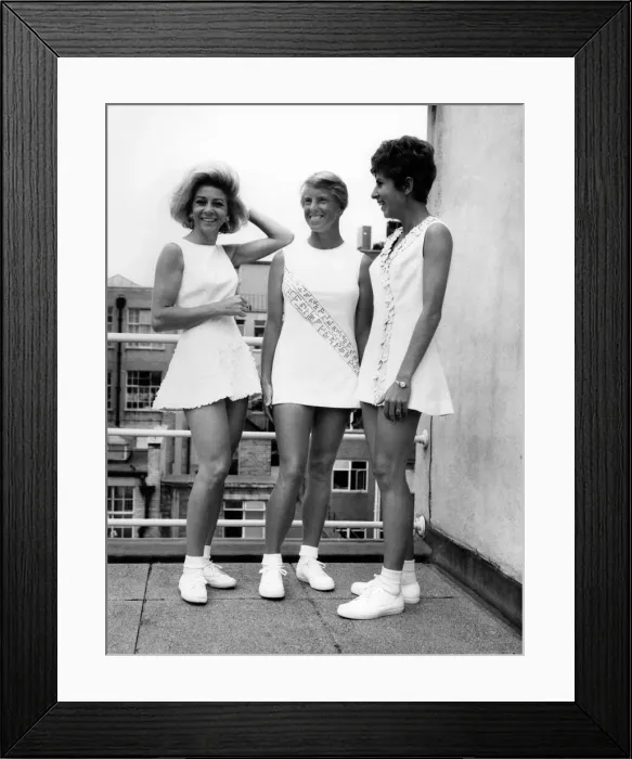 Framed Print : Fashion 1960s. The taming of teddy. It seems that the Wizard of Wimbledon fashions