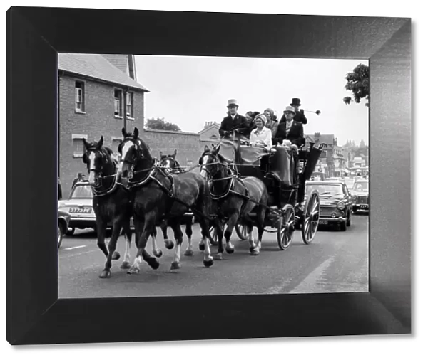 Royal Ascot today. Horse power. June 1966 P017684