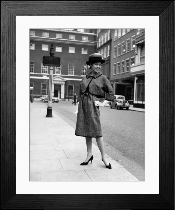 Framed Print : Fashion - 1960s. Spring chic! From all the elegant spring outfits shown by Framed Print : Fashion - 1960s. Spring chic! From all the elegant spring outfits shown by
