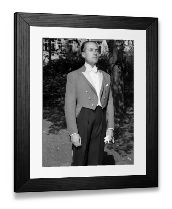 Framed Print : Fashion 1960s: The London Style show in Wool for men organised by the International Wood