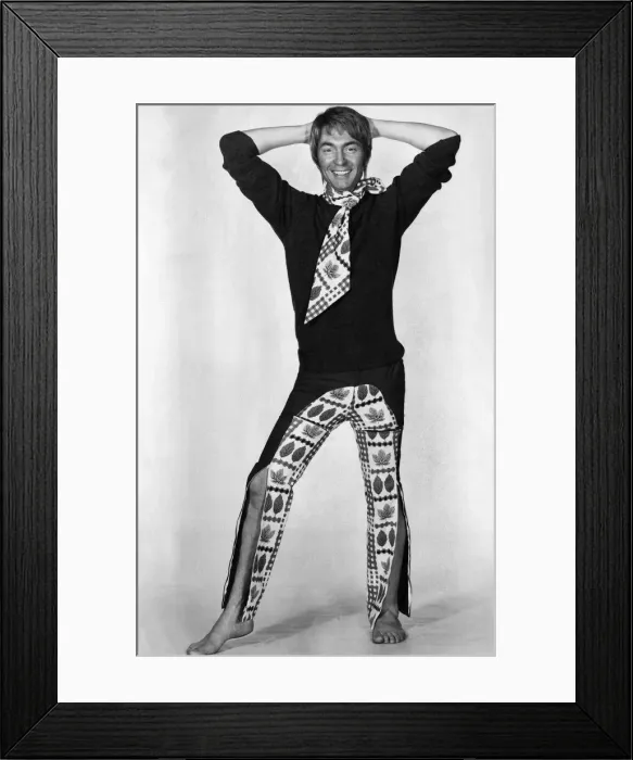 Framed Print : A crazy new idea for a quick change. In a flesh they zip off... to make beach trunks