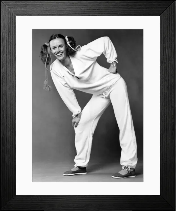 Framed Print : Girls who want to look sporty in bed, now can. A British manufacturer has produced a Framed Print : Girls who want to look sporty in bed, now can. A British manufacturer has produced a