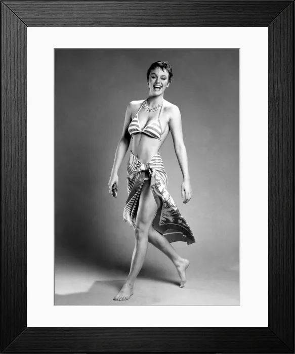 Framed Print : Fashion - Beachwear. The Kanga. Heres a versatile little number no beach belle