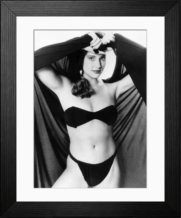 Framed Print : Fashion - Beachwear. Liberty belle. No one has revolutionised beach wear like New