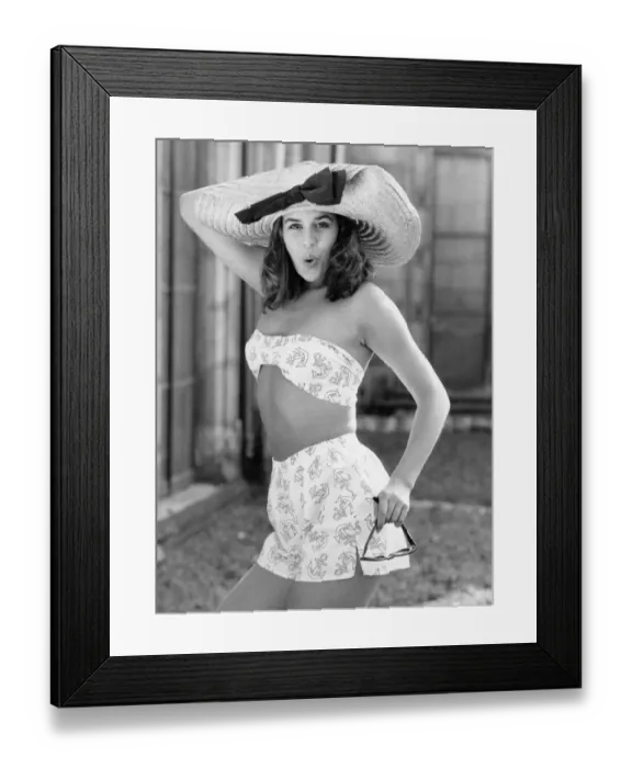 Framed Print : Fashion - Beachwear: Oh, La, La! A Little bit of Anchor Pankie Framed Print : Fashion - Beachwear: Oh, La, La! A Little bit of Anchor Pankie