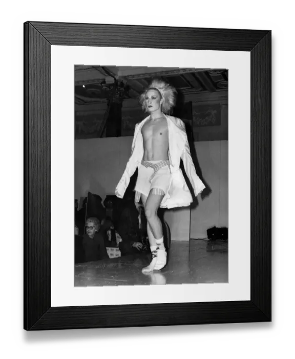 Framed Print : Fashion - Misc. Punk frock. This is the City Savage look for next spring Framed Print : Fashion - Misc. Punk frock. This is the City Savage look for next spring