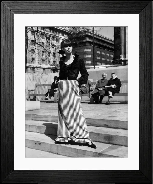 Framed Print : Fashion 1960 s. The acid test for British fashion. It Framed Print : Fashion 1960 s. The acid test for British fashion. It