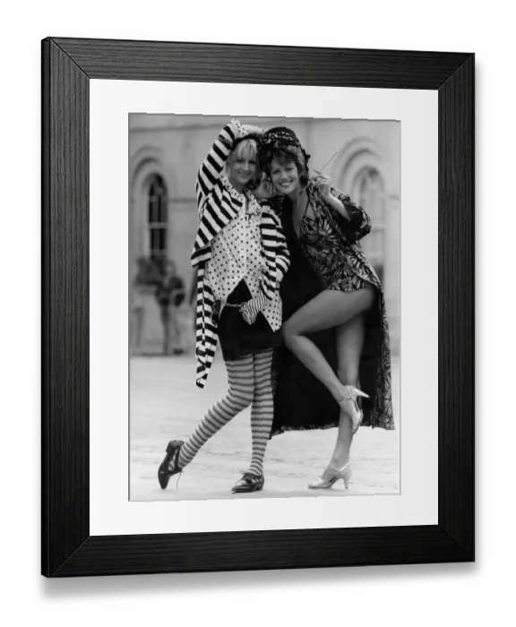 Framed Print : Fashion. Fashions fit for a princess. Model girls Carole