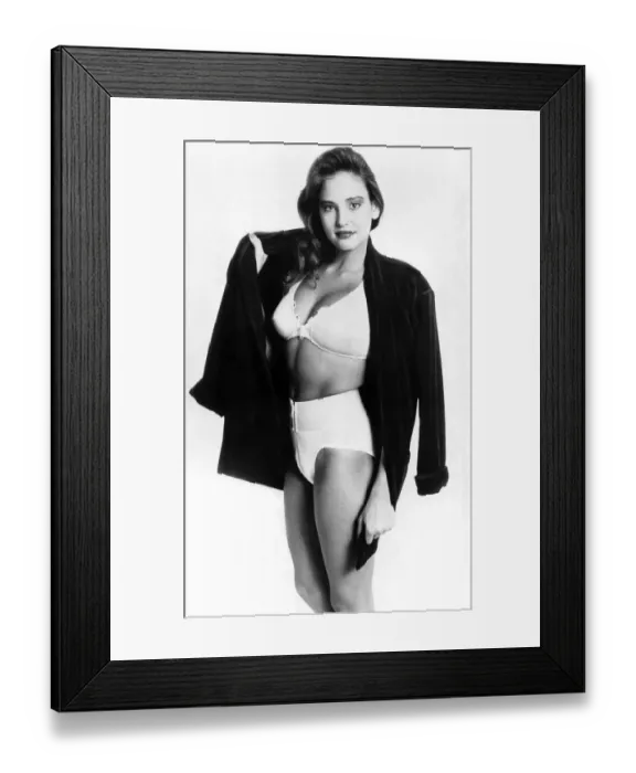 Framed Print : Fashion - Beachwear. Liberty belle. No one has revolutionised beach wear like New