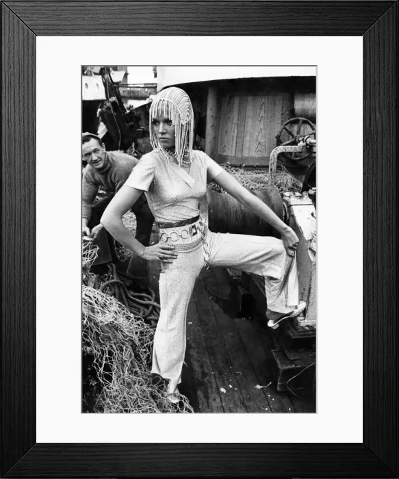 Framed Print : Fashion 1960s. Singing London style shown in Scotland. A range of swinging London
