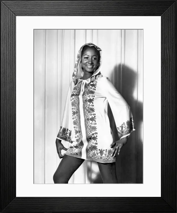 Framed Print : Fashion 1960s. Courtaulds fabrics for 1970. Various manufacturers