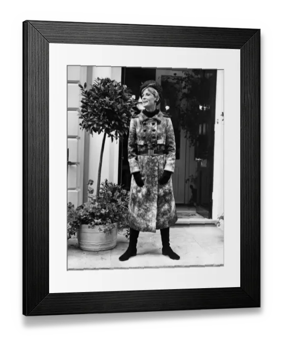 Framed Print : Fashion 1960s: The Dior Autumn / Winter Collection 1966 was held at the Dior Boutique in Framed Print : Fashion 1960s: The Dior Autumn / Winter Collection 1966 was held at the Dior Boutique in