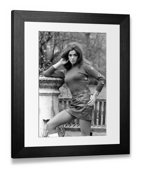 Framed Print : 23 year old Angie Grant plays the part of Cynthia, the girl who seduces Donald Pleasance