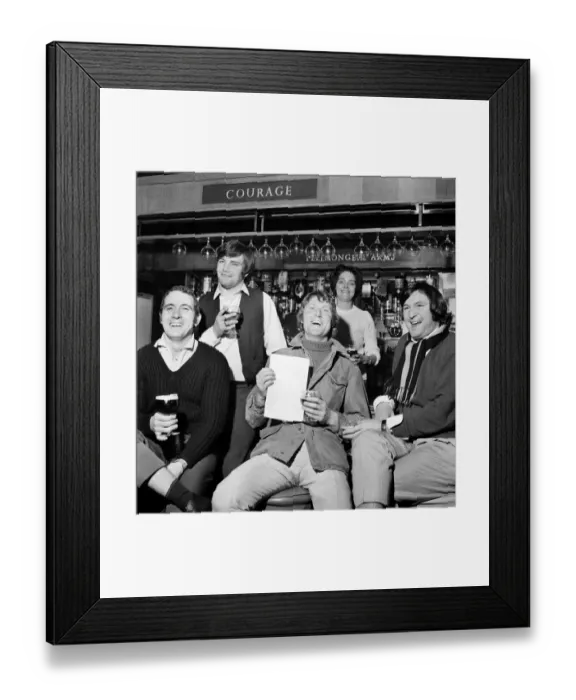 Framed Print : The Bermondsey dockers frequenting their felmongers arms got upset about this anti-prince Framed Print : The Bermondsey dockers frequenting their felmongers arms got upset about this anti-prince