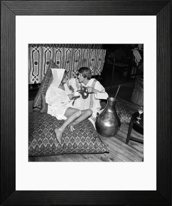 Framed Print : Food Restaurants Unusual: Undressing for dinner sounds a bit bold even for the permissive Framed Print : Food Restaurants Unusual: Undressing for dinner sounds a bit bold even for the permissive