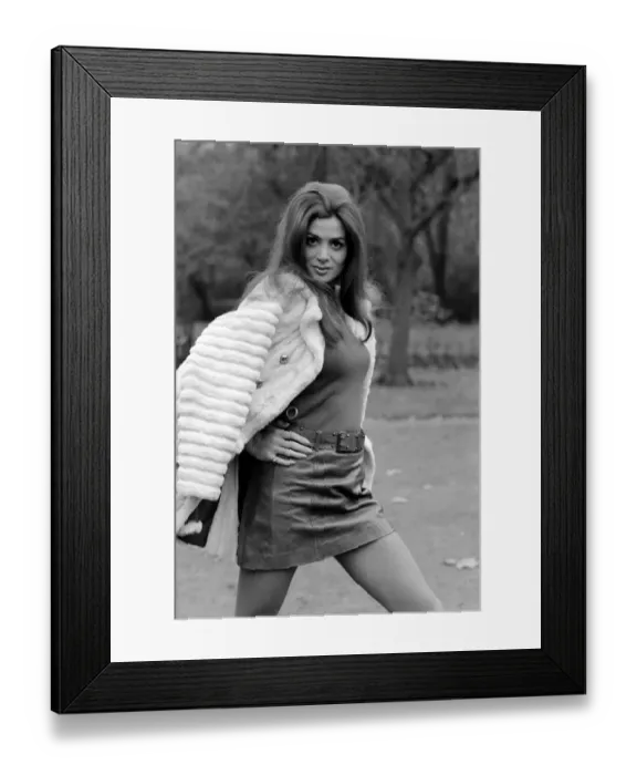 Framed Print : 23 year old Angie Grant plays the part of Cynthia, the girl who seduces Donald Pleasance