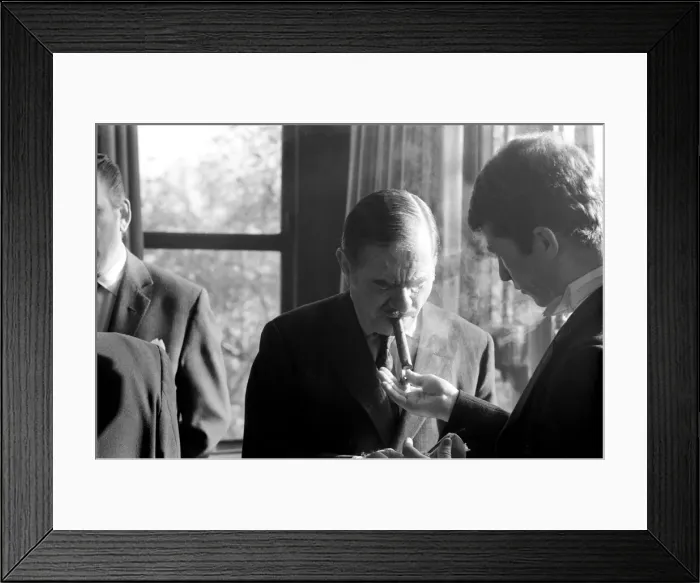 Framed Print : A press reception was held at the Savoy Hotel, with the announcement of Anglo Framed Print : A press reception was held at the Savoy Hotel, with the announcement of Anglo