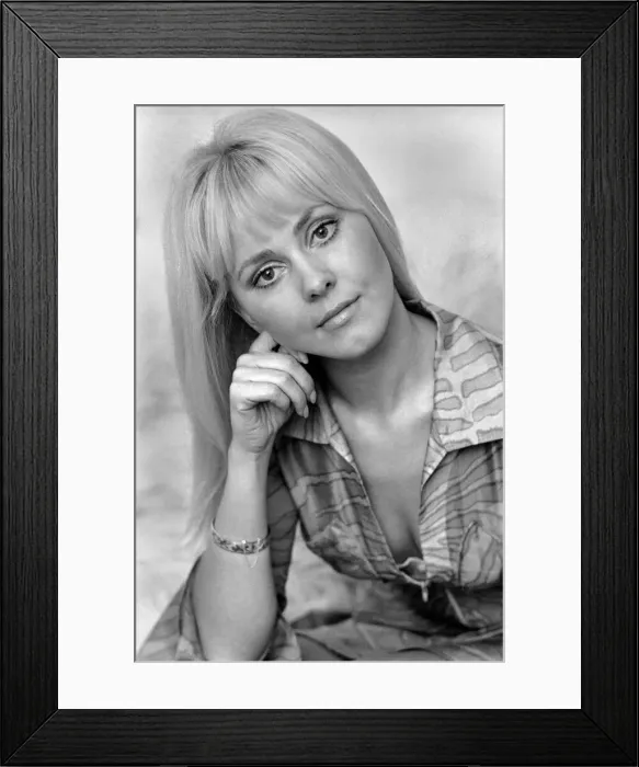 Framed Print : Television actress Yutte Stensgaard from the recent series of Framed Print : Television actress Yutte Stensgaard from the recent series of