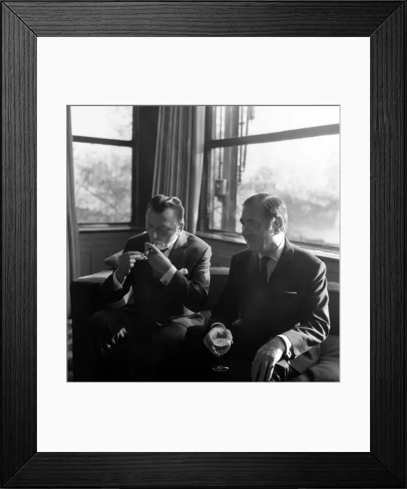 Framed Print : A press reception was held at the Savoy Hotel, with the announcement of Anglo