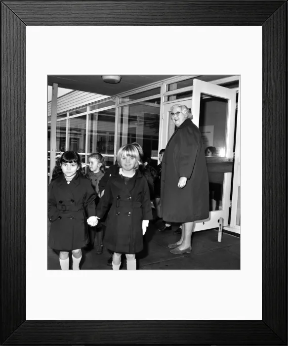 Framed Print : Education School: Miss Marjorie Wilson, sister of the Prime Minister Framed Print : Education School: Miss Marjorie Wilson, sister of the Prime Minister