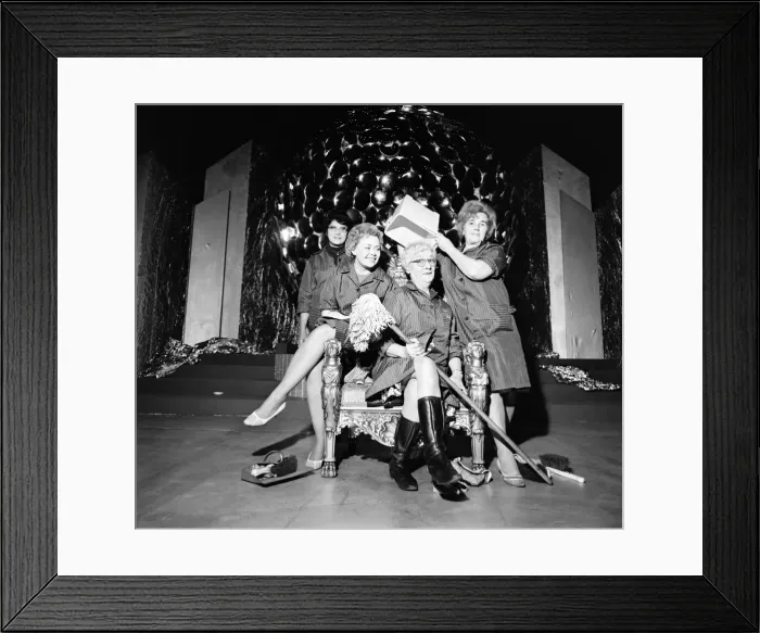 Framed Print : If only I were younger! Mrs. Florence House of Battersea could not resist the temptation
