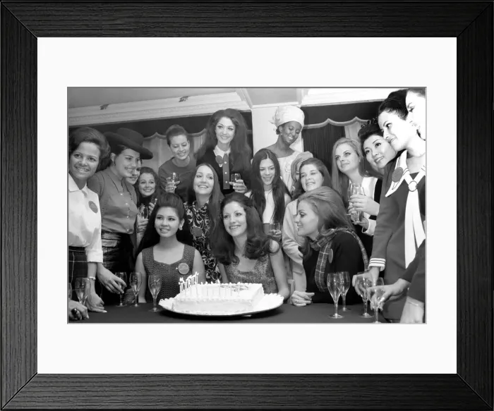Framed Print : Miss Australia, Stefane Meurer (20) held her 21st birthday party today at the Waldorf