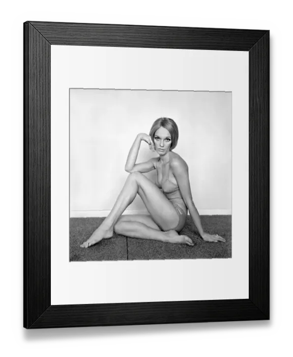 Framed Print : Woman poses for pictures modeling a bikini. November 1969 Z10947-001 Framed Print : Woman poses for pictures modeling a bikini. November 1969 Z10947-001